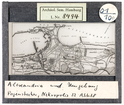 Vorschaubild Alexandria: Plan der Stadt in der Antike 